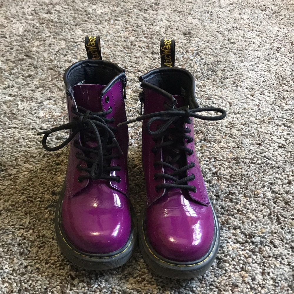 Adorable purple Doc Martens for a little girl